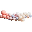Ginger Ray SADA balónků na balónkový oblouk broskvová ivory modrá