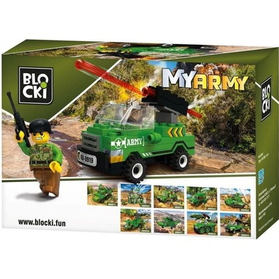 ICOM Blocki KB0919 Vojenské auto s raketometom