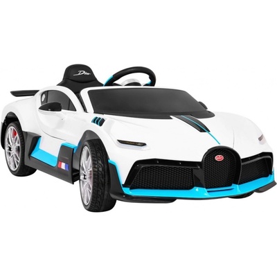 Lean Toys Bugatti Divo Elektrické autíčko bílá