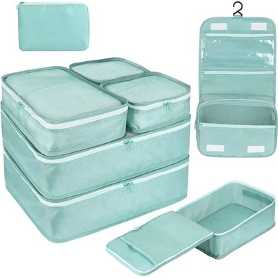 KUFRYPLUS Cestovní organizéry SN634 tyrkysová, 8 ks