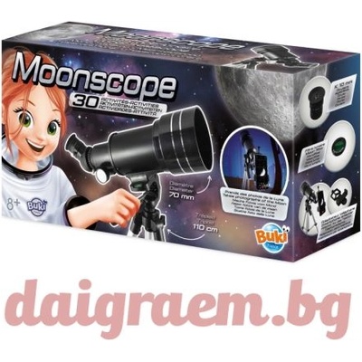 Buki France Лунен телескоп 30 дейности buki ts009b (bkts009b)