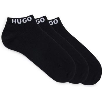 Image 1 of Hugo Чорапи Hugo Three Pack Logo Cuff Ankle Socks - Black