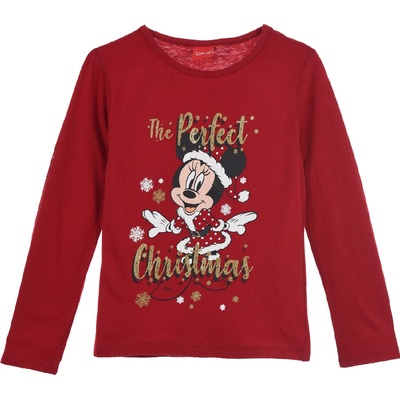 Minnie Mouse licencie dievčenské tričko HU1243 vínová