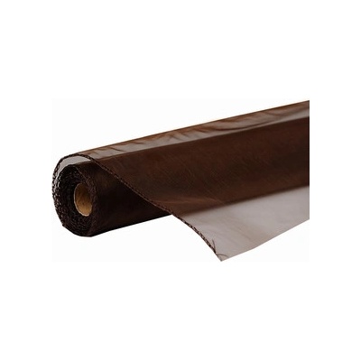 Organza uni 14,5cm x 10m HNĚDÁ – Zboží Dáma