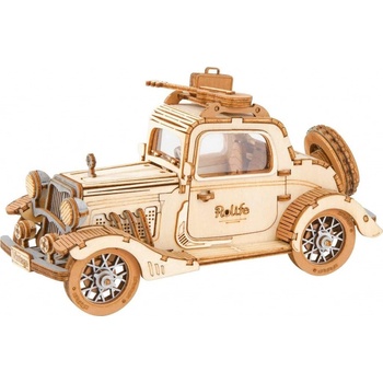 Robotime Rolife 3D drevené puzzle Historický automobil 164 ks