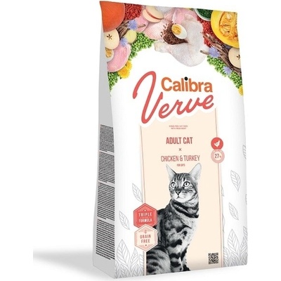 Calibra Cat Verve Gain Free Adult Chicken&Turkey 0,75 kg