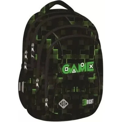 St. Majewski St. Right Green Game ученическа раница