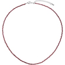 Pavona Náhrdelník s pravými garnet kameny 42012.3 ocel