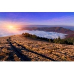 DIMEX ART Флизелинов фототапет зора в планината 375 x 250 см