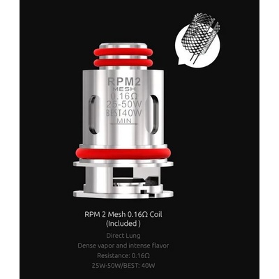 Smoktech RPM 2 Mesh coil Žhavicí hlava 0,16ohm – Zboží Dáma