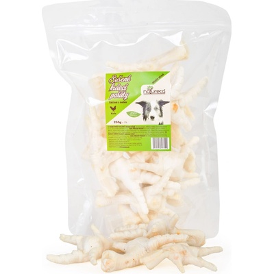 NATURECA pochoutka Kuřecí pařáty sušené kalciové 250 g
