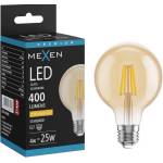 Mexen Vintis LED филаментна крушка E27, G80, 4W, Топла - 2200K, 400 lm, кехлибар - L155-E27-0422-50 (L155-E27-0422-50)