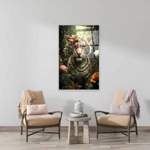 Art gift Стъклено АРТ пано - Малкото тигърче