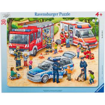 Ravensburger Пъзел Ravensburger от 30 части - Вълнуващи професии (6144)