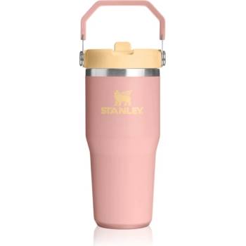 STANLEY IceFlow Flip Straw 2.0 Tumbler неръждаема термобутилка за вода Peach Rose 410ml