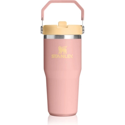 STANLEY IceFlow Flip Straw 2.0 Tumbler неръждаема термобутилка за вода Peach Rose 410ml