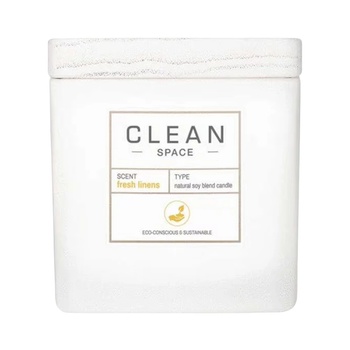 Clean Спално бельо Clean Space Fresh ароматизирана свещ 227 гр