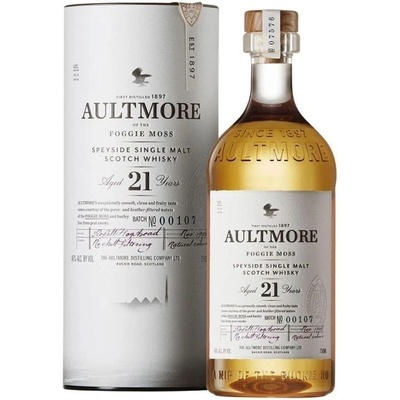 Aultmore 21y 46% 0,7 l (tuba)