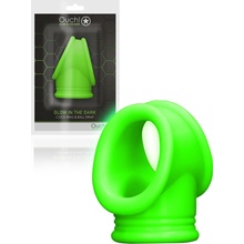 Ouch! Glow in the Dark Cock Ring & Ball Strap 789
