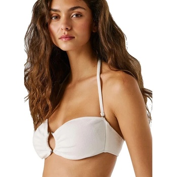 Pepe Jeans Solid Bandeau bikini top - White (White)