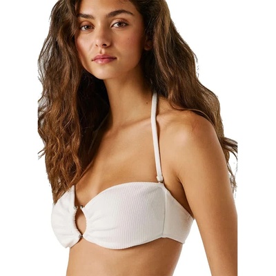 Pepe Jeans Solid Bandeau bikini top - White (White)