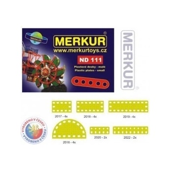 Merkur ND 111 Plastové desky malé 24ks