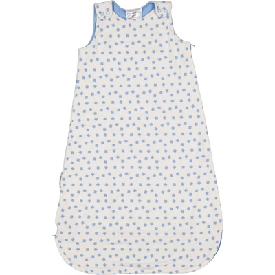 Geggamoja Spací pytel pro miminka z bambusu a bio bavlny Blue mini clover