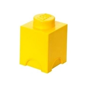 LEGO® Úložný box 12,5 x 12,7 x 18 cm žlutá