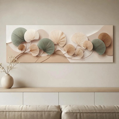 Obraz na plátně - Jemné struktury FeelHappy.cz Vyberte rozměr obrazu (šířka x výška): 120 x 40 cm