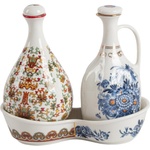 Seletti Дозатори за олио и оцет Hybrid Thelme с поставка 3 части (09690)