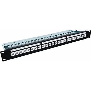 Dahua Пач панел Dahua PFM973M-5EU-24, 1U, UTP cat. 5e, T568A/T568B, черен (PFM975EU-24)