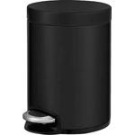 EKO-Europe Кош за отпадъци EKO SERENE с педал (5 л) - черен (EKO 921505 - Black)