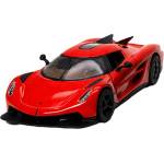Kinsmart Метална количка Kinsmart - Koenigsegg Jesko Absolut, 1: 34, червена (52147)