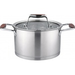 Voltz Тенджера Oliver Voltz OV51210P20 Berlin Premium Collection, 20 см, 3.6 л, Неръждаема стомана 18/10, Индукция, Инокс (5V51210P20) - topmall