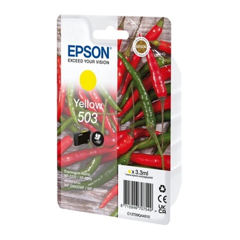 Epson 503 мастилена касета жълта 3, 3 мл Стандартна производителност (C13T09Q44010)