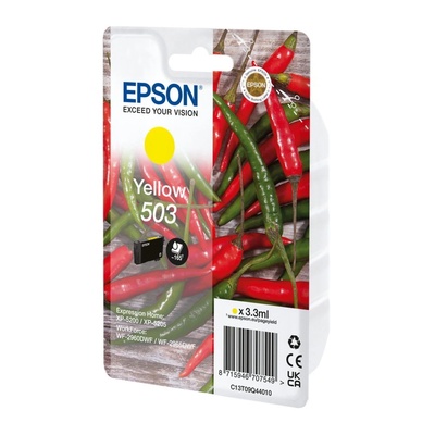 Epson 503 мастилена касета жълта 3, 3 мл Стандартна производителност (C13T09Q44010)