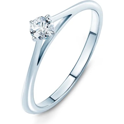 SAVICKI Годежен пръстен The Light: бяло злато, диамант