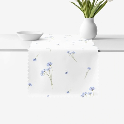 Goldea behúň teflónový modré nevädze 50x160 cm