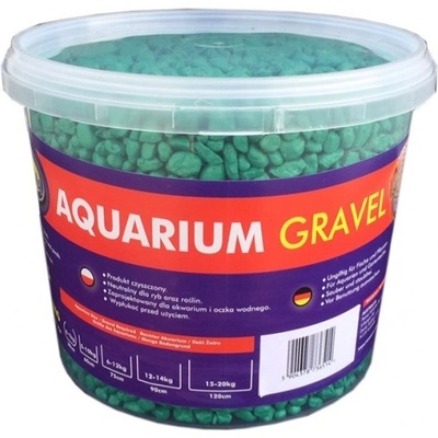 AQUA NOVA Akvarijní štěrk zelený 5kg/3l