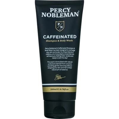 Percy Nobleman Caffeinated шампоан с кофеин за мъже за тяло и коса 200ml