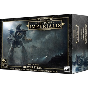 Games Workshop Legions Imperialis: Reaver Titan with Graviton Obliterator and Volkite Annihilator (03-110)