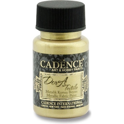 Cadence Textilní barva Dora Textile bílé zlato 50 ml