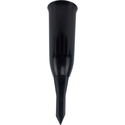 VÁZA na hrob zapichovacia 22cm ČIERNA
