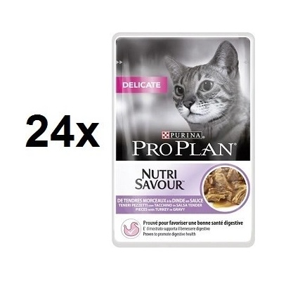 Purina Pro Plan Cat Delicate krůta 24 x 85 g