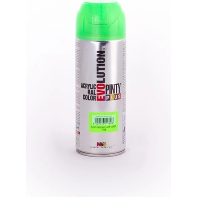 Pinty Plus Evolution akrylová fluorescenčná farba F136 Zelená 400ml