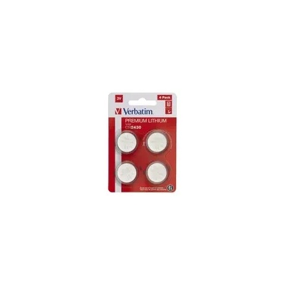 Verbatim LITHIUM BATTERY CR2430 3V 4 PACK (49534)