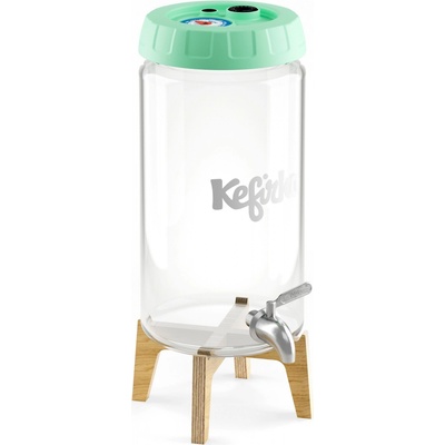 Kefirko Kombuchový fermentor so stojanom a kohútikom 4 l