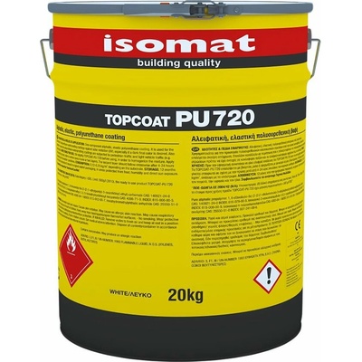 ISOMAT TOPCOAT-PU 720 - UV-stabilný, polyuretánový, ochranný náter Farba: Biela, Hmotnosť: 20 kg