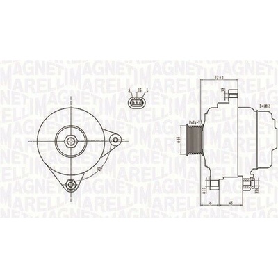 Alternátor MAGNETI MARELLI 063731792010