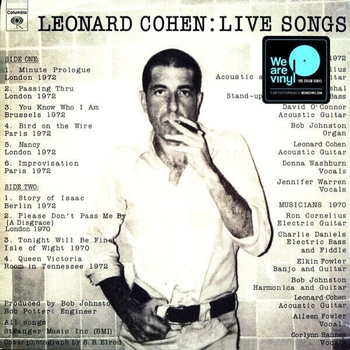 Leonard Cohen - Live Songs (Reissue) (LP) (0889854353414)